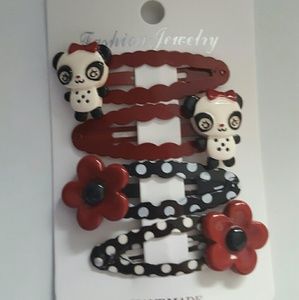 Gymboree panda clips